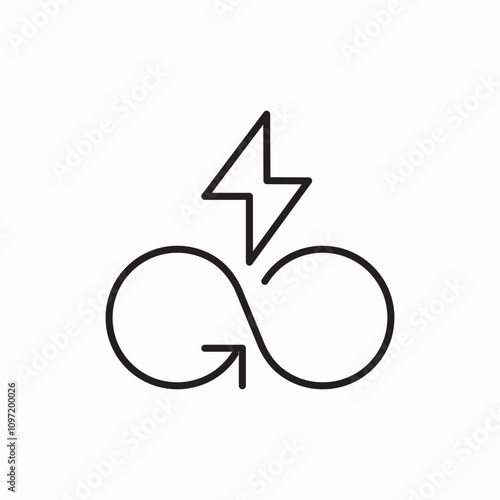 energy revolution icon sign vector