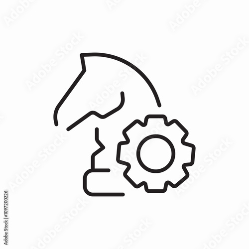 stragetics decision icon sign vector