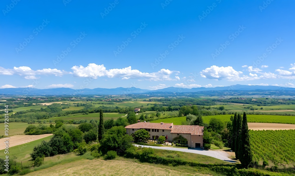 Fototapeta premium landscape of region country