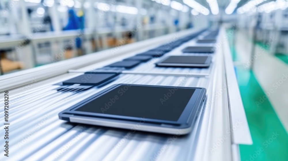 Modern assembly line for cutting-edge tablet production Modern assembly line for cutting-edge tablet production