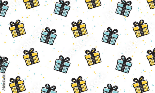 Vector Christmas Gift Background Wallpaper