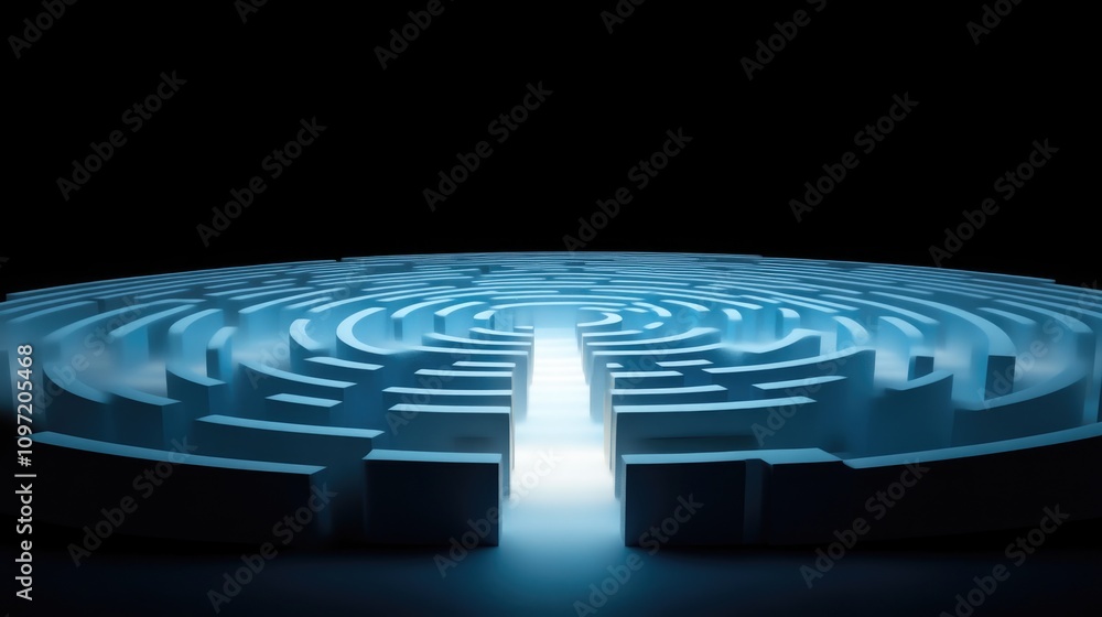Finding the Right Path in a Glowing Labyrinth Finding the Right Path in a Glowing Labyrinth