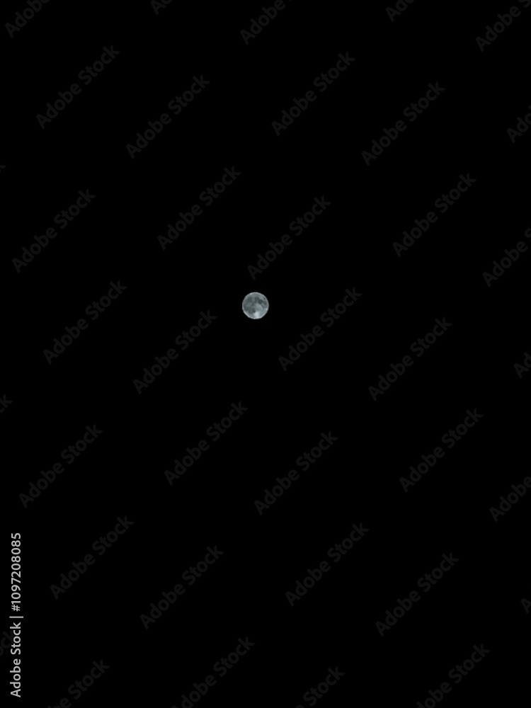 moon in the night sky