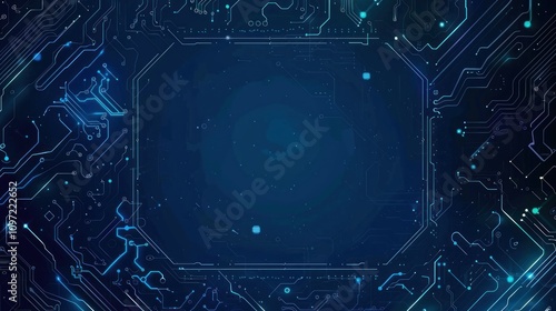 Abstract Circuit Board Background