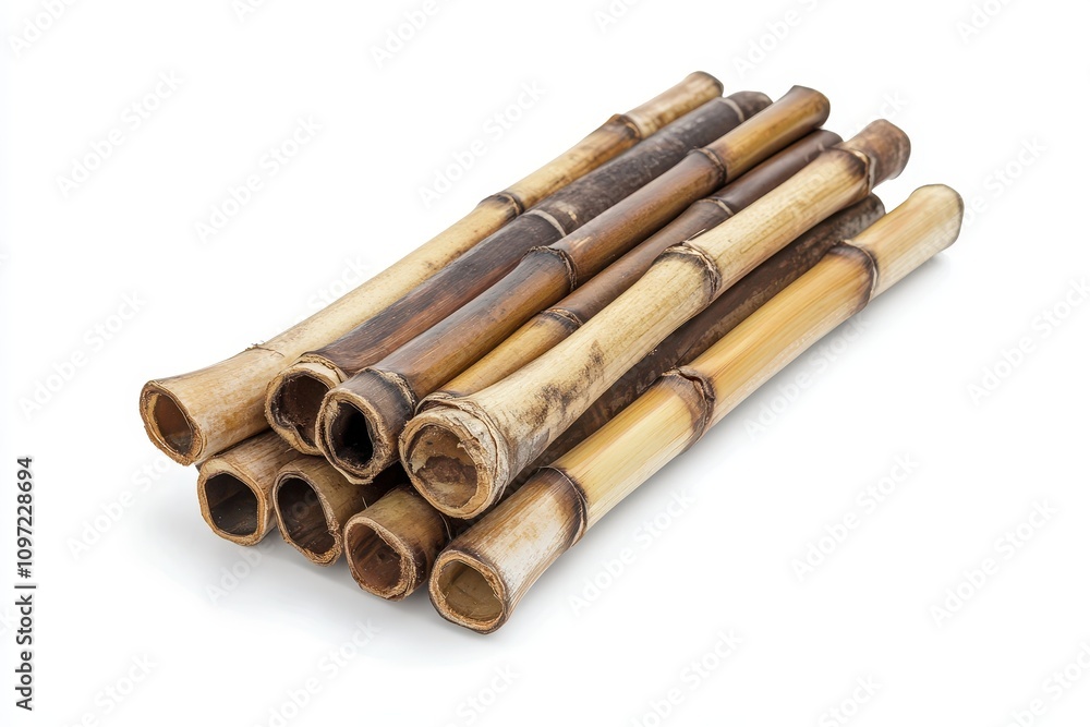bamboo rolling mat on plain background bamboo rolling mat on plain background