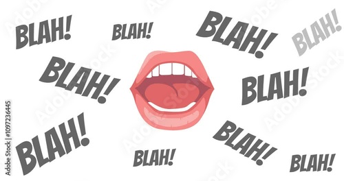 blah blah blah day motion video, ideal for blah blah blah day celebration