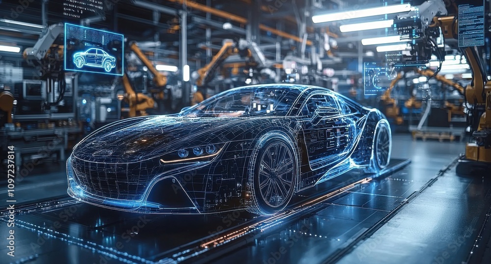 Digital twin technology in modern car manufacturing Digital twin technology in modern car manufacturing