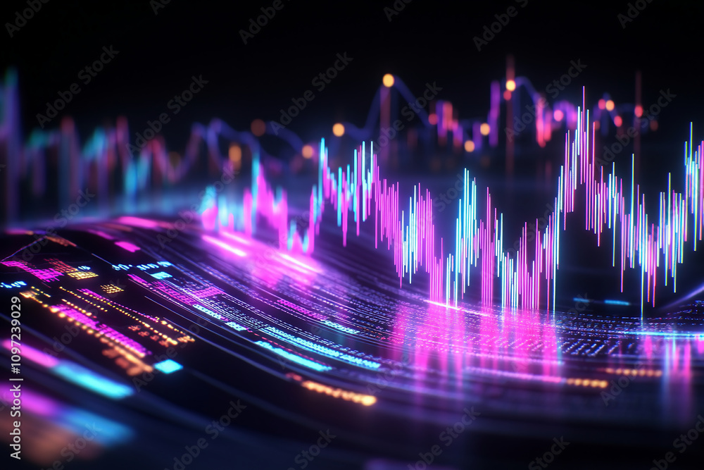 Abstract Visualization of Financial Data With Vibrant Colors
Abstract Visualization of Financial Data With Vibrant Colors