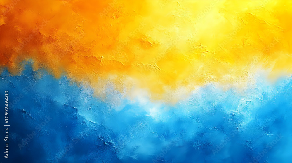Abstract Blue and Yellow Texture Background Abstract Blue and Yellow Texture Background