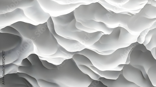 White Abstract 3D Background Texture