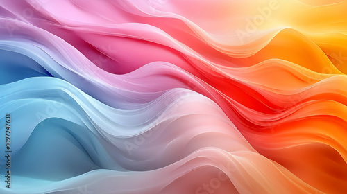 Abstract Wave Background Illustration