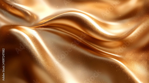 Golden Abstract Background Image