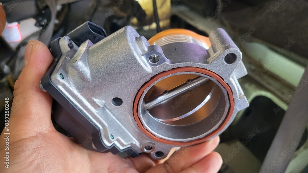 Obraz premium Car throttle body actuator