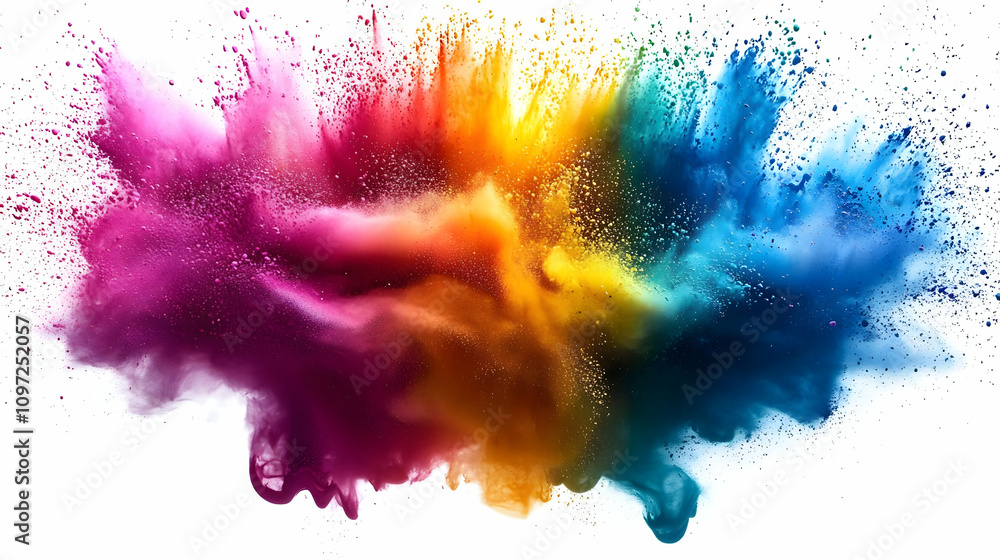Vibrant Color Explosion Abstract Background Vibrant Color Explosion Abstract Background