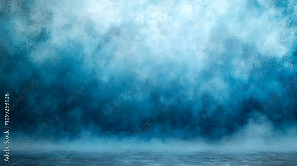 Abstract Blue Background Image with Foggy Effect Abstract Blue Background Image with Foggy Effect