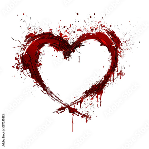 Bloody Heart Splashes