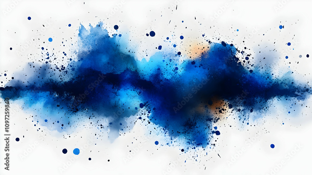 Abstract Blue Watercolor Background Image Abstract Blue Watercolor Background Image