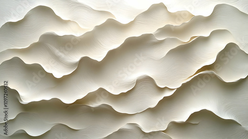 Creamy Wave Abstract Background Illustration