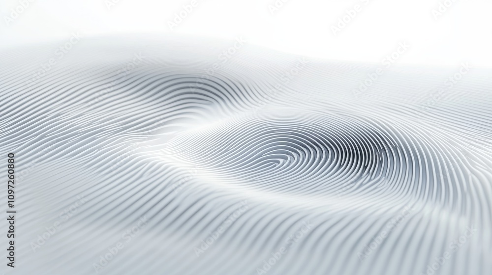 Obraz premium Intricate abstract design with flowing contours