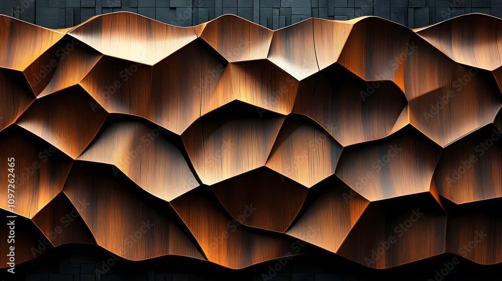 Abstract 3D Wooden Texture Background Abstract 3D Wooden Texture Background