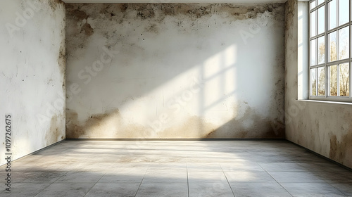 Grungy Room 3D Render Background