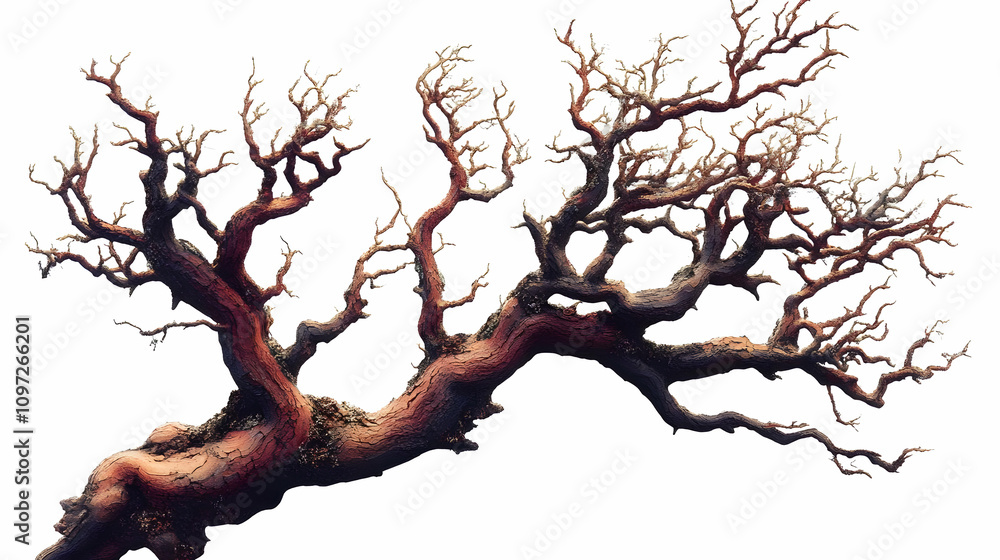 Reddish Brown Tree Branch Illustration Reddish Brown Tree Branch Illustration