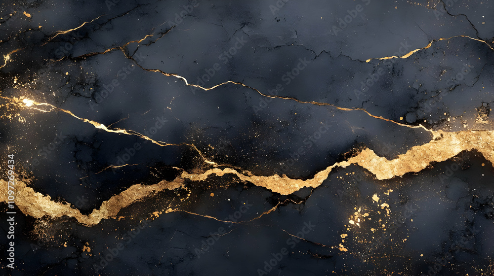 Black and Gold Marble Abstract Background Black and Gold Marble Abstract Background