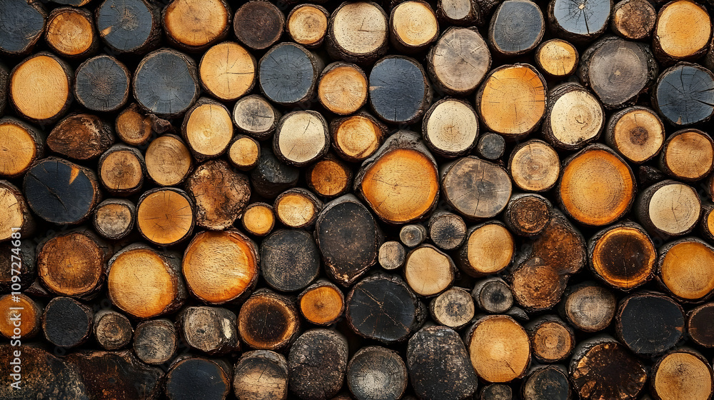 Wood Texture Background Image: Rustic Wood Slice Wall Wood Texture Background Image: Rustic Wood Slice Wall