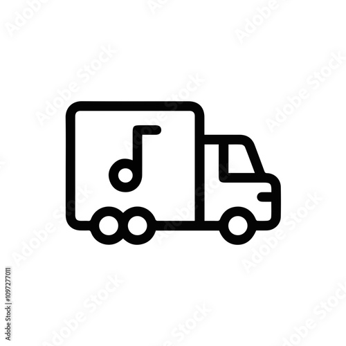 Truck icon symbol vector illustration 