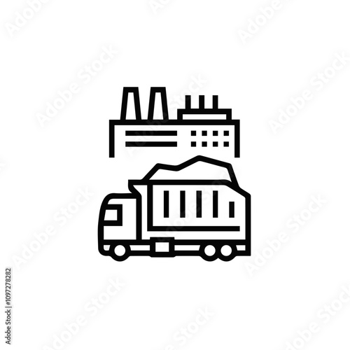 Truck icon symbol vector illustration 