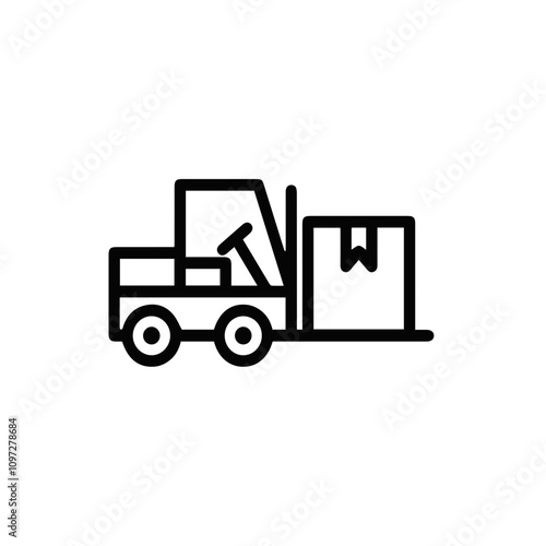 Truck icon symbol vector illustration 