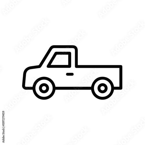 Truck icon symbol vector illustration 