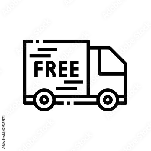 Truck icon symbol vector illustration 