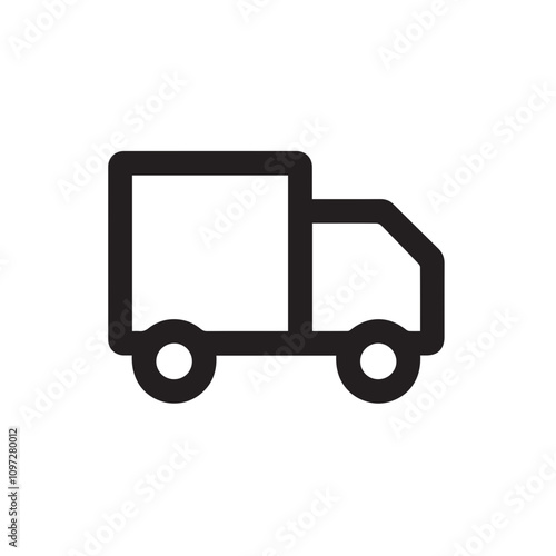 Truck icon symbol vector illustration