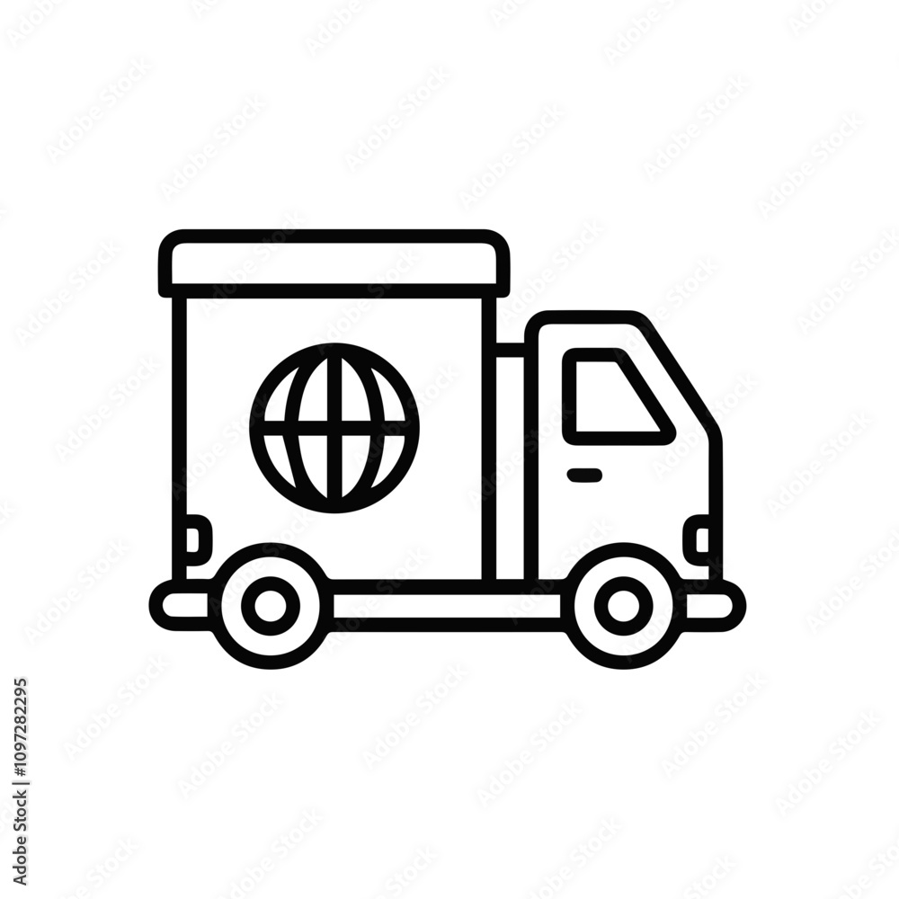 Truck icon symbol vector illustration Truck icon symbol vector illustration