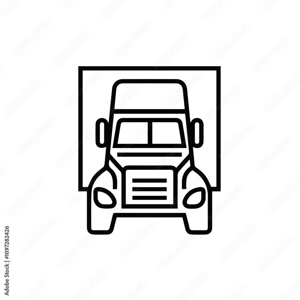 Truck icon symbol vector illustration Truck icon symbol vector illustration