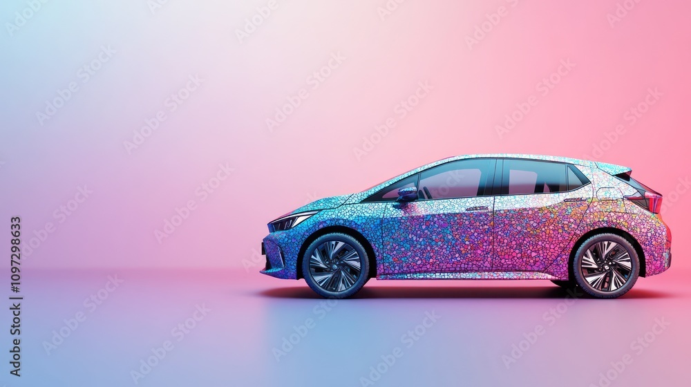 Sparkling Electric Car: A Futuristic Vision of Automotive Design Sparkling Electric Car: A Futuristic Vision of Automotive Design