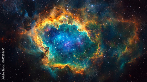 colorful space desktop wallpaper