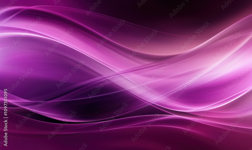 Abstract purple waves, smooth flowing lines, vibrant colors, digital art, modern design, background texture Abstract purple waves, smooth flowing lines, vibrant colors, digital art, modern design, background texture