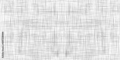 Stripes Rough canvas structure Texture. Coarse flecked fabric. Grunge texture background. Structure is made of gray and black vertical and horizontal lines,shapes. Seamless pattern