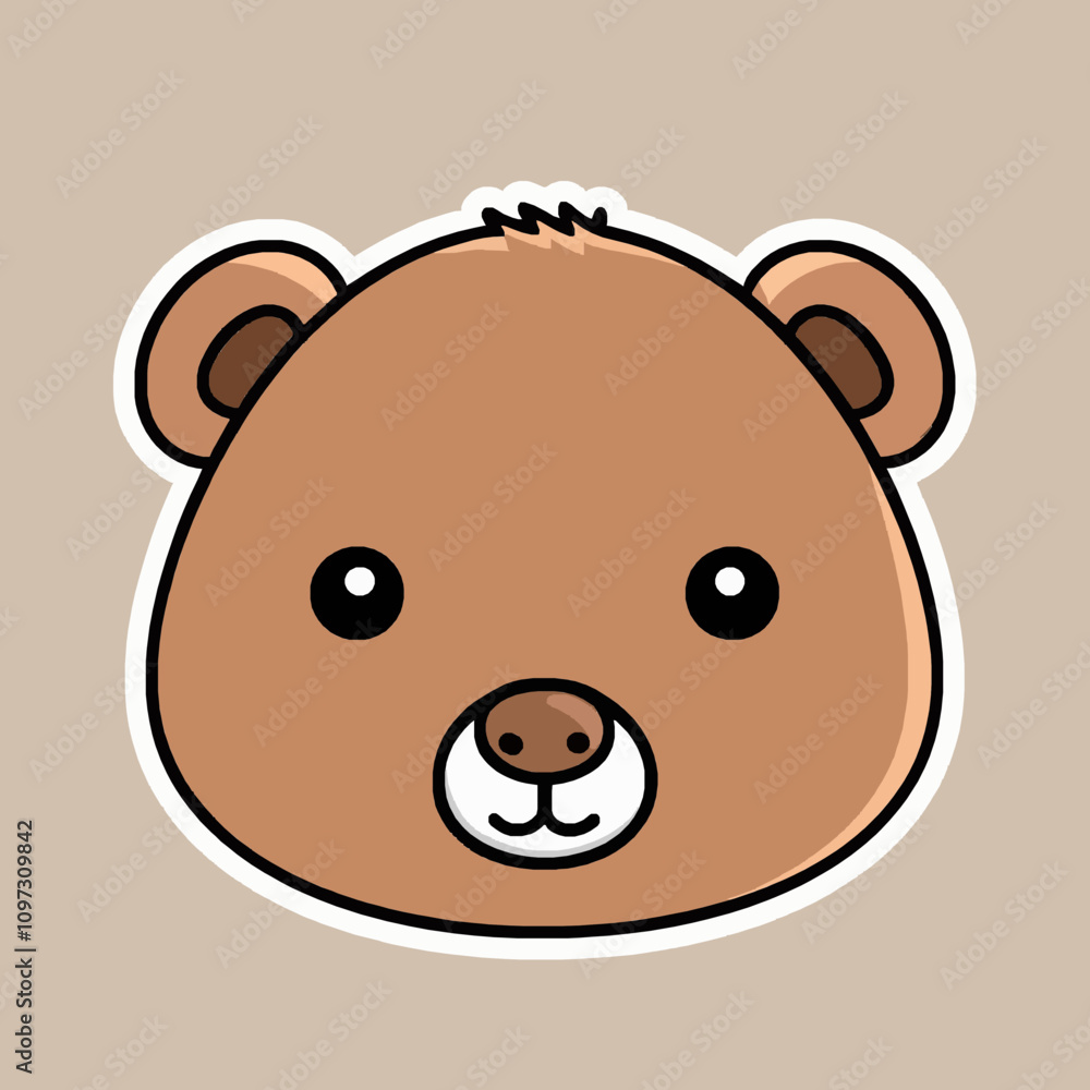 Adorable Cartoon Bear Illustration for Fun and Creativity Adorable Cartoon Bear Illustration for Fun and Creativity