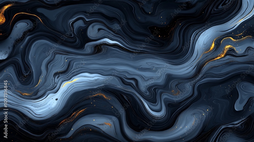 Abstract black and gray marble inspired swirling patterns with gold accents, evoking a luxurious, dramatic aesthetic with intricate details and bold, flowing contours Abstract black and gray marble inspired swirling patterns with gold accents, evoking a luxurious, dramatic aesthetic with intricate details and bold, flowing contours