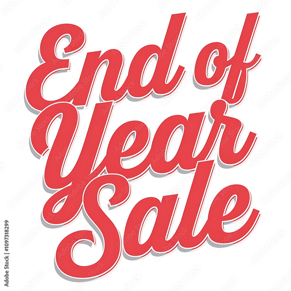 End of Year Sale Announcement Graphic Design End of Year Sale Announcement Graphic Design