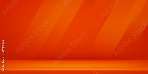 Orange stucco wall background gradient vector , abstract gradient studio and wall texture vector and illustration