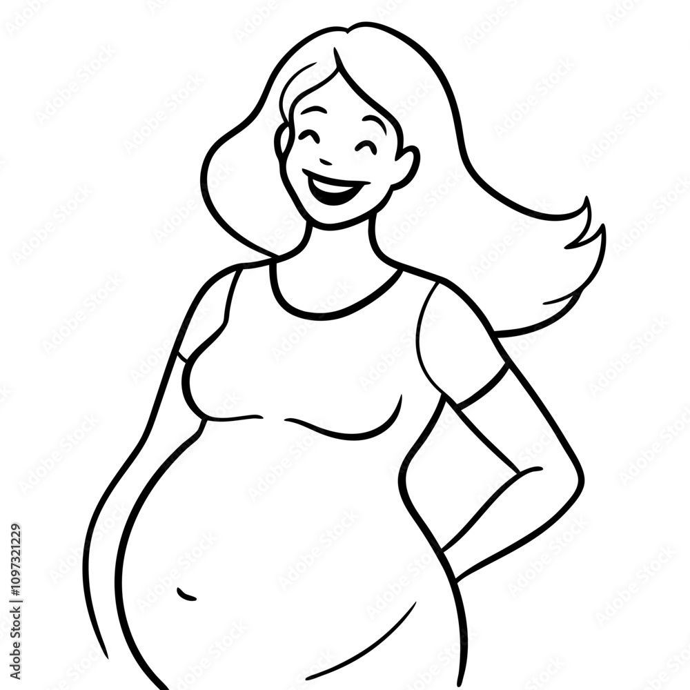 happy pregnant woman happy pregnant woman