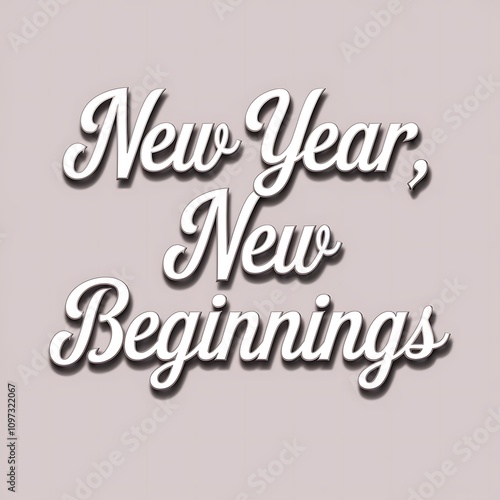 New Year New Beginnings Inspirational Message