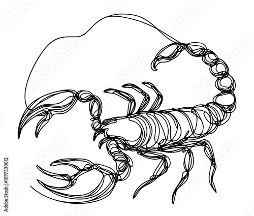 illustration of a scorpion