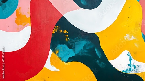 People experimenting with creating abstract art using unique shapes 