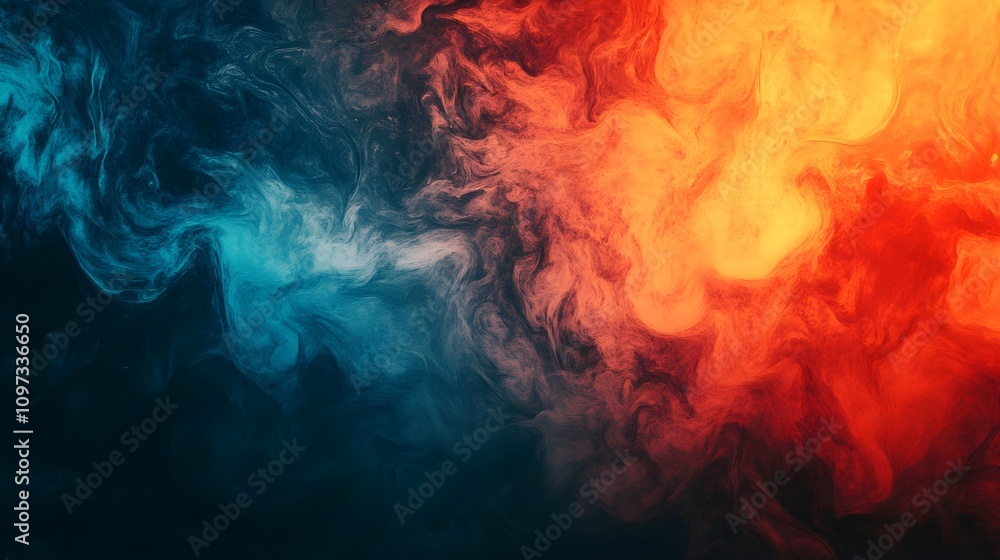 Orange red blue black free form gradient background, grainy texture, blurred color web banner design, copy space Orange red blue black free form gradient background, grainy texture, blurred color web banner design, copy space