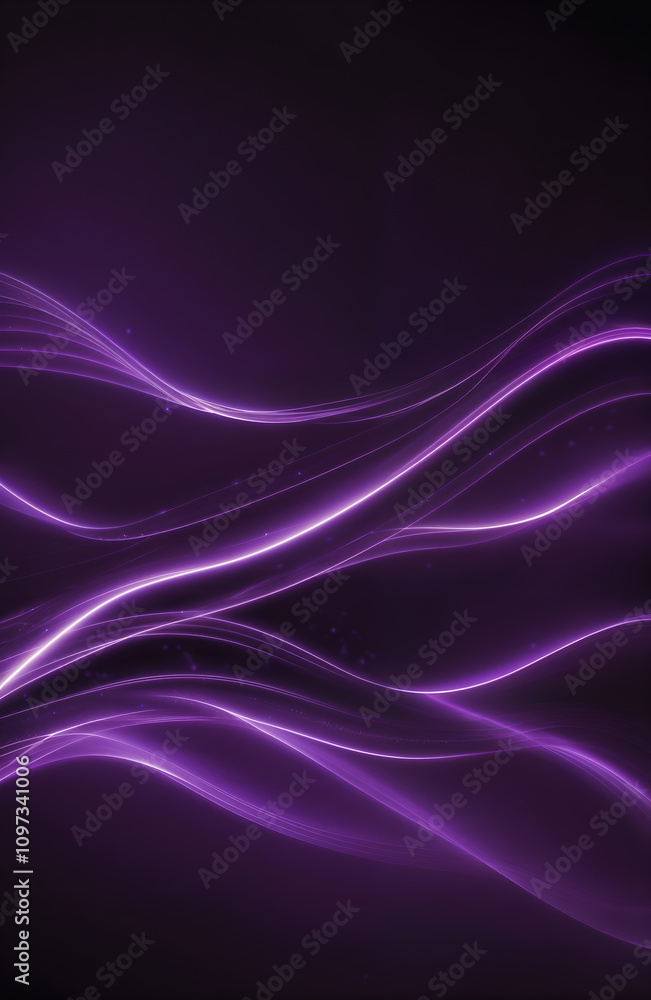 Abstract purple light streams twisting gracefully on a dark background, symbolizing motion and energy. Ideal for creative and modern visuals. Generative AI Abstract purple light streams twisting gracefully on a dark background, symbolizing motion and energy. Ideal for creative and modern visuals. Generative AI